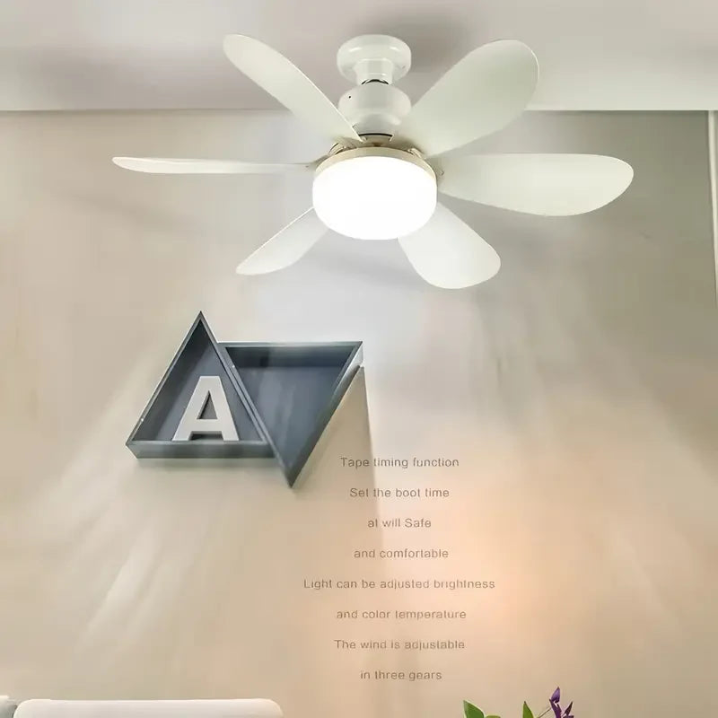 Ventilador + Iluminação LED em 1 Só Produto
